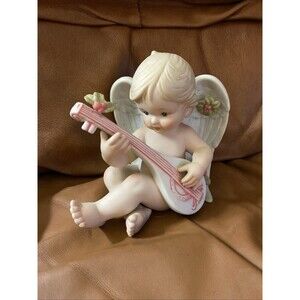 VINTAGE 1989 ENESCO BABY ANGEL PLAYING MANDOLIN GG SANTIAGO RARE🪕